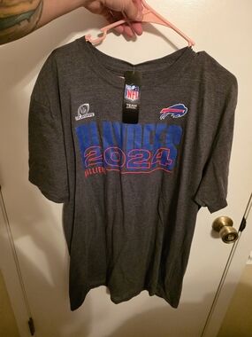 2024 Playoffs Buffalo Bills Billieve Fanatics T Shirt NWT Size XL 
Official
